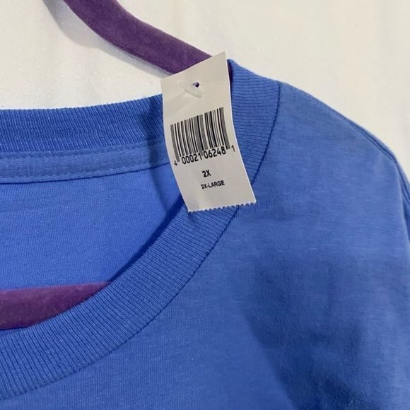 Disneyland Resort 55 Blue Retro Print T-Shirt NWT XXL - Picture 3 of 6